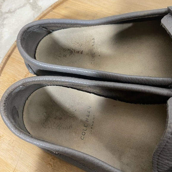Cole Haan Women’s Penny Loafers Shoes Size 9.5B Gray Leather Rubber Sole - Picture 11 of 12